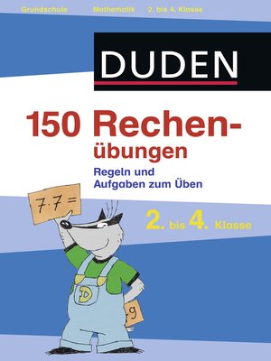 cover image of 150 Rechenübungen, 2. bis 4. Klasse